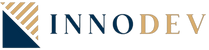 Logo firmy INNODEV na przezroczystym tle